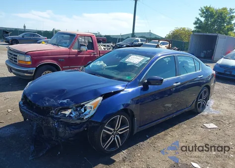 2016 Honda Accord Sport from USA, damaged, VIN 1HGCR2F68GA106048